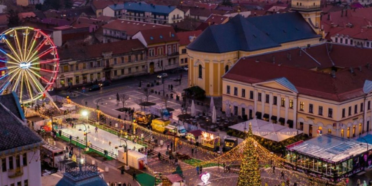 Targul de craciun oradea patinoar waterboyz Targul de craciun oradea patinoar waterboyz