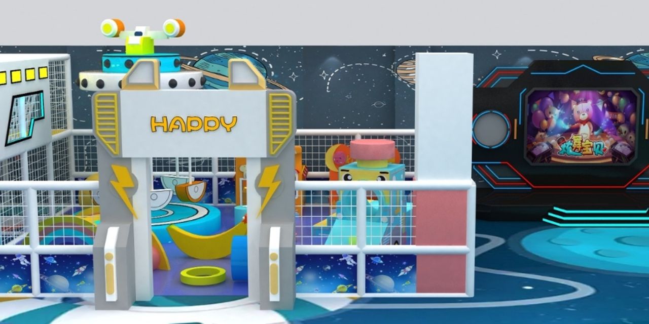 amenajare completa loc de joaca de interior AstroPlay 6