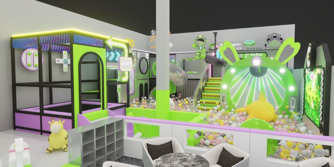 amenajare completa loc de joaca de interior space led 2 amenajare completa loc de joaca de interior space led 2