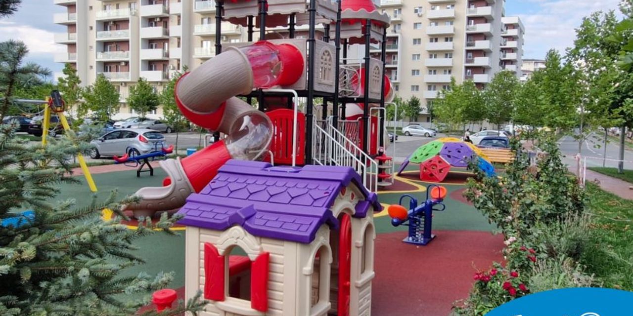 Designing outdoor playground Grand Kristal Residential Complex Designing outdoor playground Grand Kristal Residential Complex