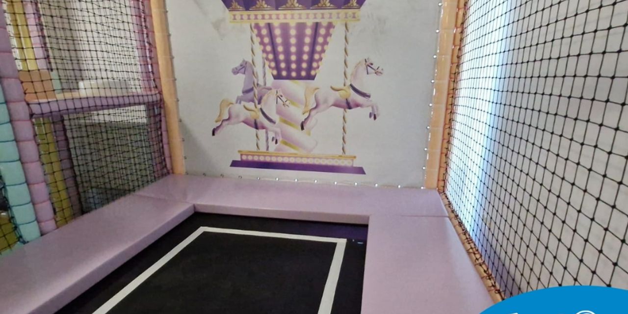 amenajare loc de joaca modular pink unicorn 6