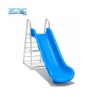 Tobogan clasic de exterior pentru copii Model 2, 3-12 ani, metal si plastic LLDPE, albastru nu are dimenisune