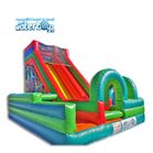 Animals World Green Inflatable Slide