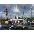Trambulina Bungee Jumping cu 4 locuri si remorca, greutate maxima 998kg