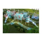 Amenajare completa loc de joaca de exterior la cheie Kiddie Land, 3-15 ani, 1880x600x430 cm