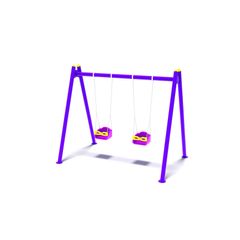 Leagan pentru copii Model 35, 3-12 ani, 310x220x245 cm, mov