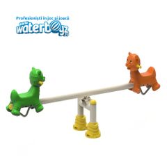 Balansoar dublu pe arc model pisică