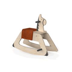 Balansoar din lemn pentru copii Calut, 64x36x52 cm, 0-3 ani