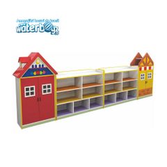 Mobilier pentru gradinita Biblioteca Ferma, 120x120 cm, plastic HDPE