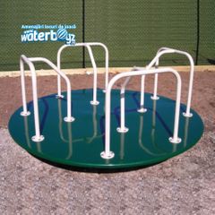 Carusel cu bare metalice