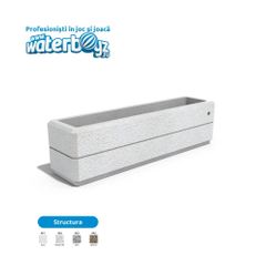 Jardiniera parc Urban Beton 15