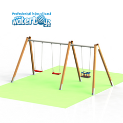 Leagan din lemn pentru copii model 3