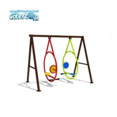 Leagan cu cercuri 2 locuri