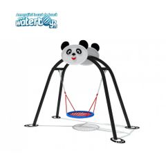 Leagan din metal pentru copii Panda, 3-12 ani, 280x130x250cm