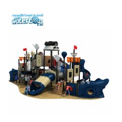 Complex de joaca din metal pentru copii Corabie 2, exterior, 3-12 ani, 1350x840x510 cm