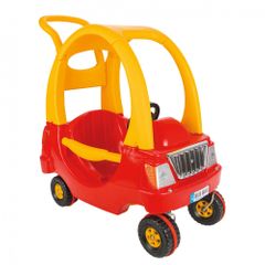 Masinuta de interior din plastic pentru copii Joker Red, 89x53x92.5 cm, 0-3 ani