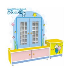 Mobilier pentru gradinita Stelute, 120x120 cm, plastic HDPE