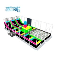 Amenajare la cheie parc de trambuline Model 1, 3-12 ani