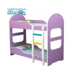 Pat pentru gradinita supraetajat Model 2, maxim 6 ani, 120x120, plastic HDPE