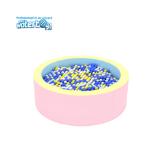 Piscina cu bile Soft Play, Round Small, pastel