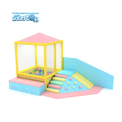 Casuta Soft Play, pastel