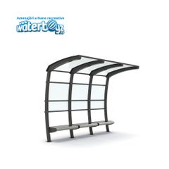 Bus Stop Shelter model 1