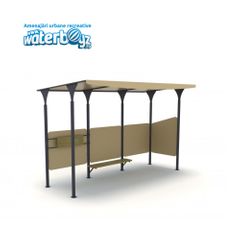 Bus Stop Shelter model 4