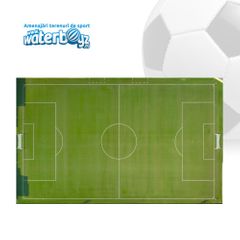 Teren de fotbal cu gazon sintetic