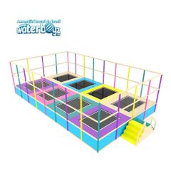 Trambulina elastica galvanizata Olimpica 8 locuri