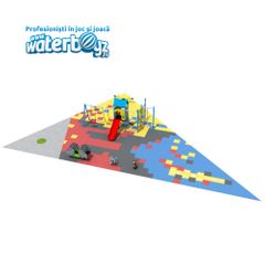 Amenajare completa loc de joaca de exterior la cheie Colors