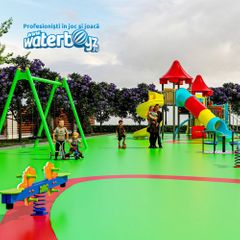 Amenajare completa loc de joaca de exterior la cheie Funky