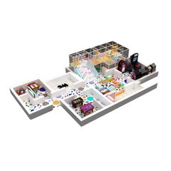 Amenajare completa loc de joaca de interior la cheie Bubbles Joy, 3-12 ani