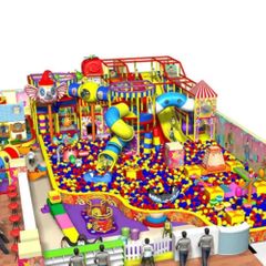 Amenajare completa loc de joaca de interior la cheie Circus 400 m2, 3-12 ani