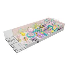 Amenajare completa loc de joaca de interior la cheie Jolly Land, 3-12 ani