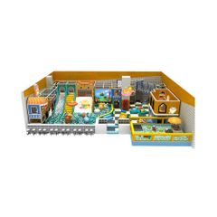 Amenajare completa loc de joaca de interior la cheie Kitten 300 mp, 3-12 ani