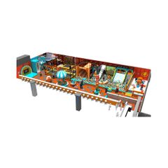 Amenajare completa loc de joaca de interior la cheie Carnival 450 m2, 3-12 ani