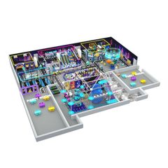 Amenajare completa loc de joaca de interior la cheie Funport, 3-12 ani