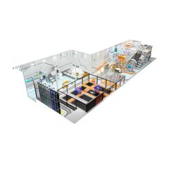 Amenajare completa loc de joaca de interior Galactic Play Zone