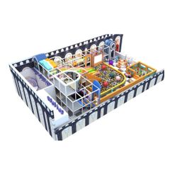 Amenajare completa loc de joaca de interior la cheie Joyzone 200 mp, 3-12 ani