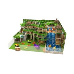 Amenajare completa loc de joaca de interior Jungle Hideout