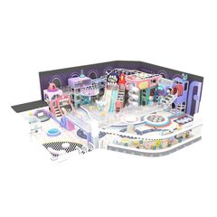 Amenajare completa loc de joaca de interior la cheie Mini City, 3-12 ani