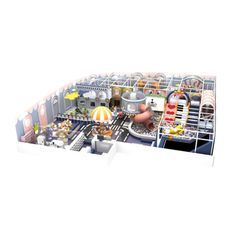 Amenajare completa loc de joaca de interior Piano