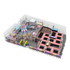 Amenajare completa loc de joaca de interior la cheie Rosalia, 3-12 ani