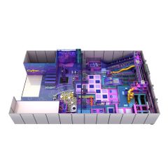 Amenajare completa loc de joaca de interior Space Jump