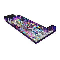 Amenajare completa loc de joaca de interior la cheie Spaceport, 3-12 ani