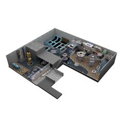 Amenajare completa loc de joaca de interior Space Academy, 3-12 ani, 3600x3200x650 cm