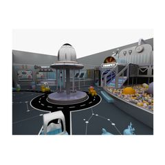 Amenajare completa loc de joaca de interior Space Academy, 3-12 ani, 3600x3200x650 cm