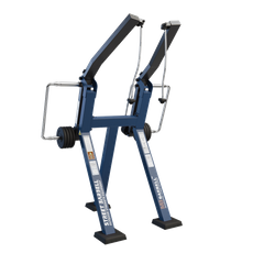 Outdoor equipment rope pull down