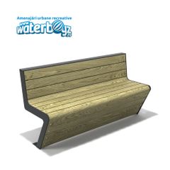 Urban Bench City model 3