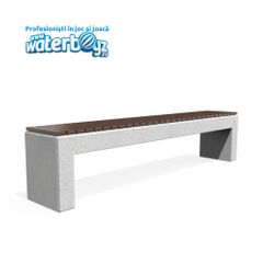 Concrete Urban Park Bench model 19